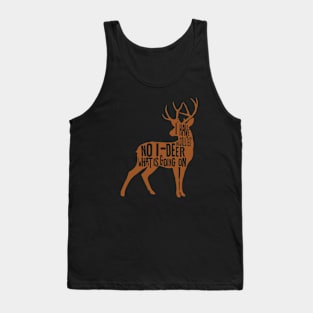 funny deer puns Tank Top